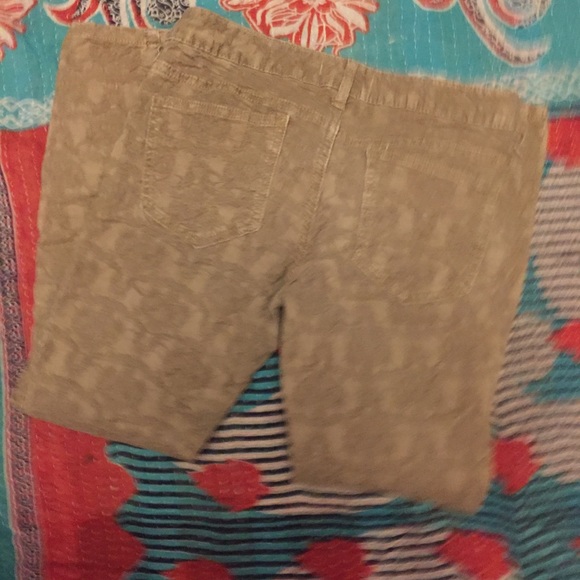 Free People tan cropped skinny pants size 28 - Picture 2 of 5